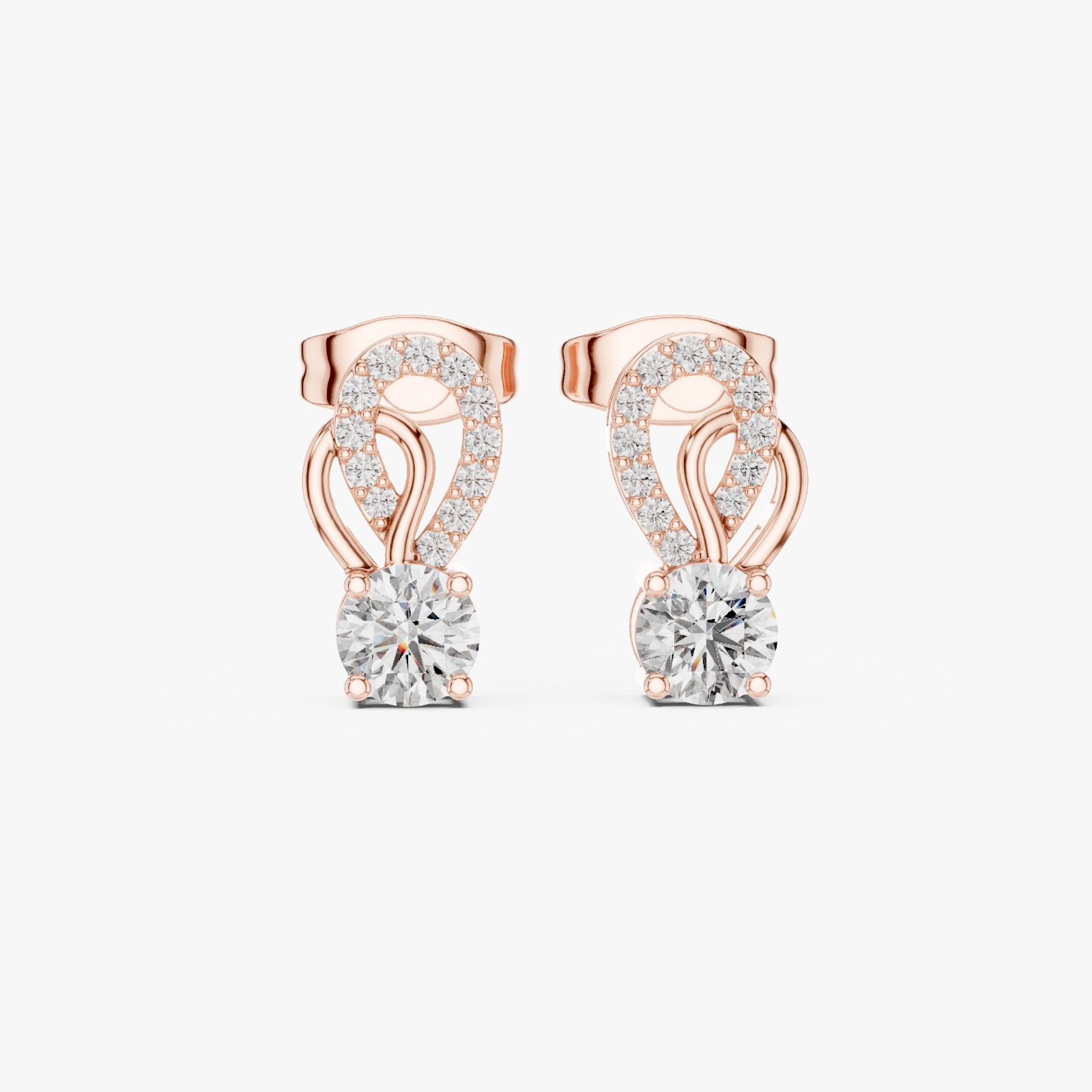 Velora Round Diamond Earrings ✨💎🫧
